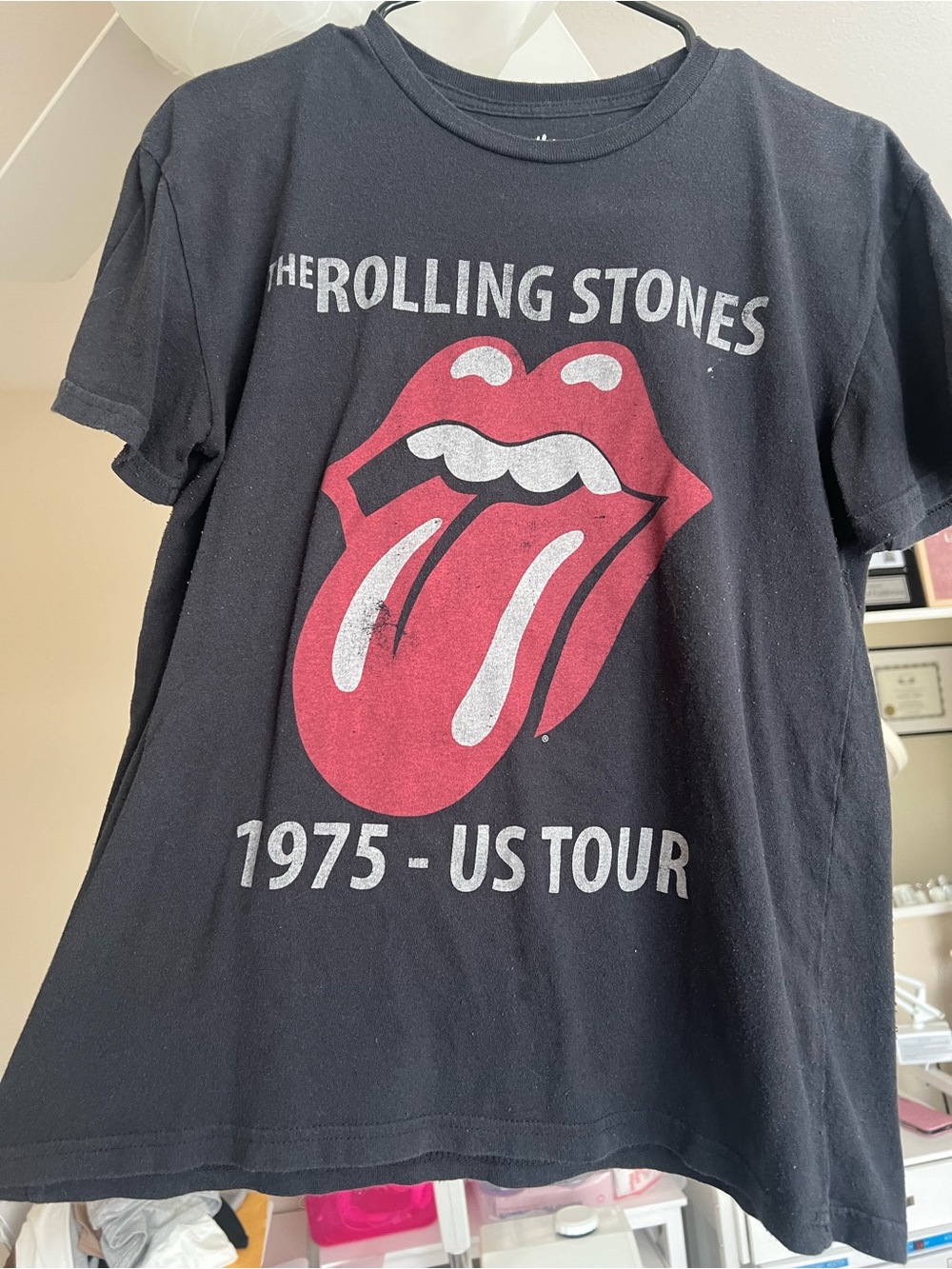 3 women’s band tee’s Black Nirvana Rolling Stones Sublime Logo size Medium - Picture 4 of 4